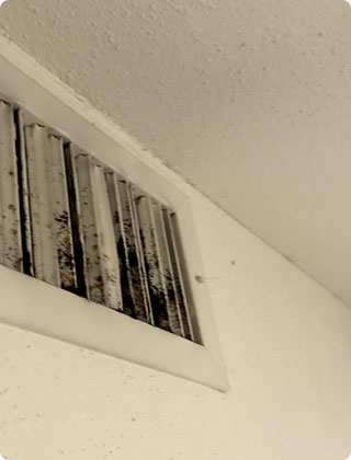 Condensation buildup in HVAC systems or ductwork Condensation buildup in HVAC systems or ductwork